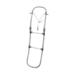 LADDER, ALUMINUM FOLDING, 3 STEP FOR INFLATABLES LADDER, ALUMINUM FOLDING, 3 STEP FOR INFLATABLES