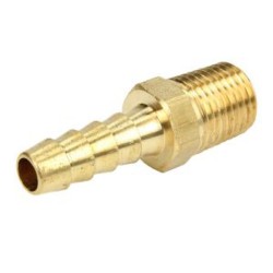 HOSE BARB 5/16" MALE BARB 1/4" NPT MERCURY MARINER, MERCRUISER/OMC, JOHNSON EVINRUDE 173311, YAMAHA ABA-FLINE-BA-RB