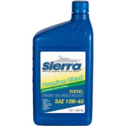 SIERRA DIESEL OIL 15W40 QUART,