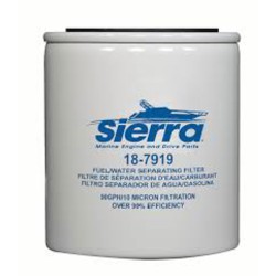 FUEL WATER SEPARATING FILTER 90GPH/10 MICRON REPLACES MERC 35-809097, YAMAHA MAR-24563-00-00, RACOR RS3213