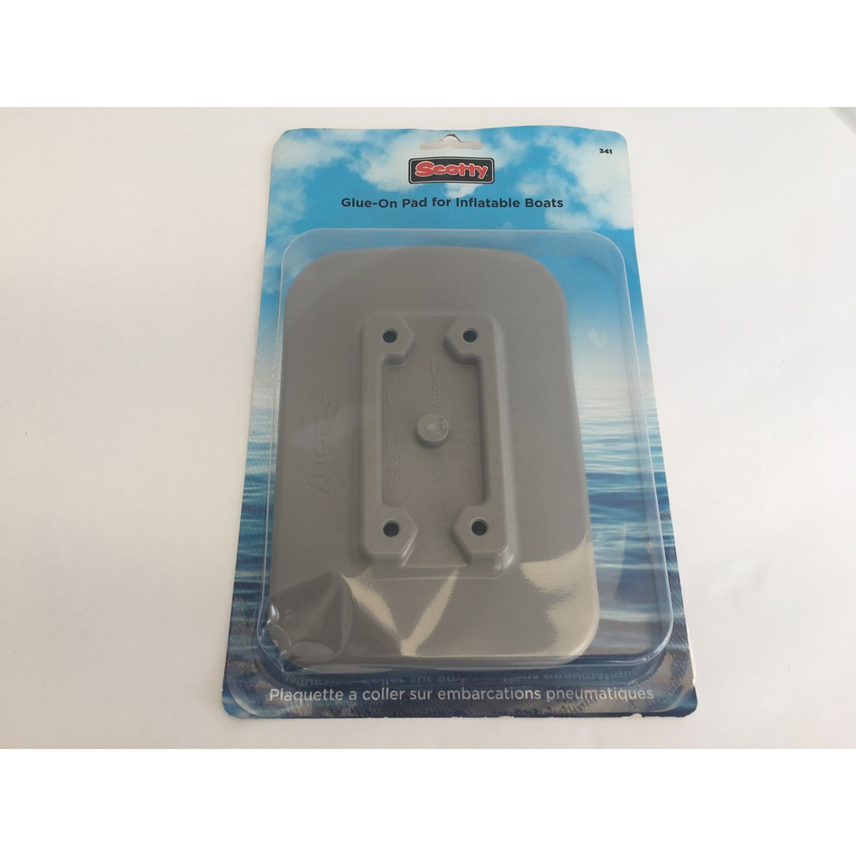 GLUE ON PAD GREY FOR INFLATABLE BOATS SCOTTY