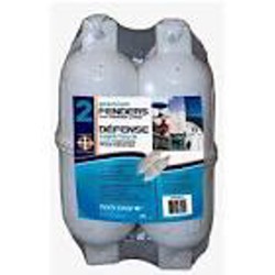 FENDER 5 1/2" X 20" WHITE PAIR