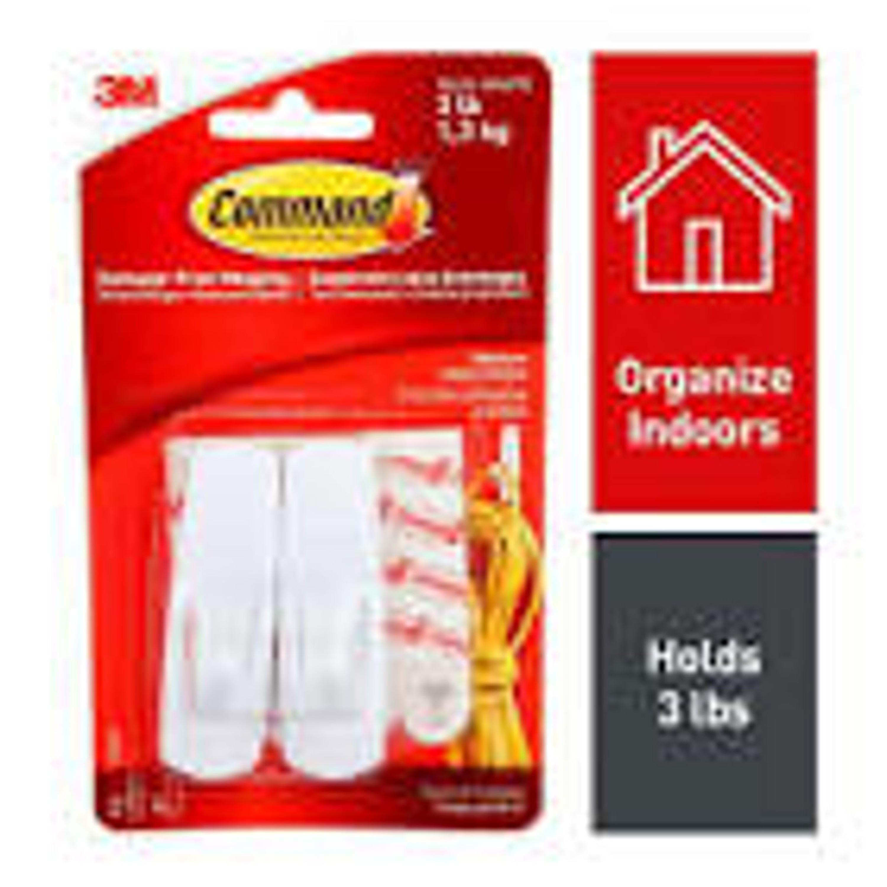 3M COMMAND MEDIUM HOOKS 2 PACK