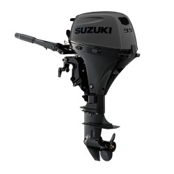 9.9 HP, SUZUKI OUTBOARD, DF9.9BESS, MATTE BLK, STEALTH, EFI, 15IN, TILLER, FUEL TANK INCLUDED, ELEC START