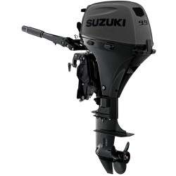 9.9 HP, SUZUKI OUTBOARD, DF9.9BTHLSS, MATTE BLK, STEALTH, EFI, 20IN, TILLER, POWER TILT, FUEL TANK INCLUDED, ELEC START