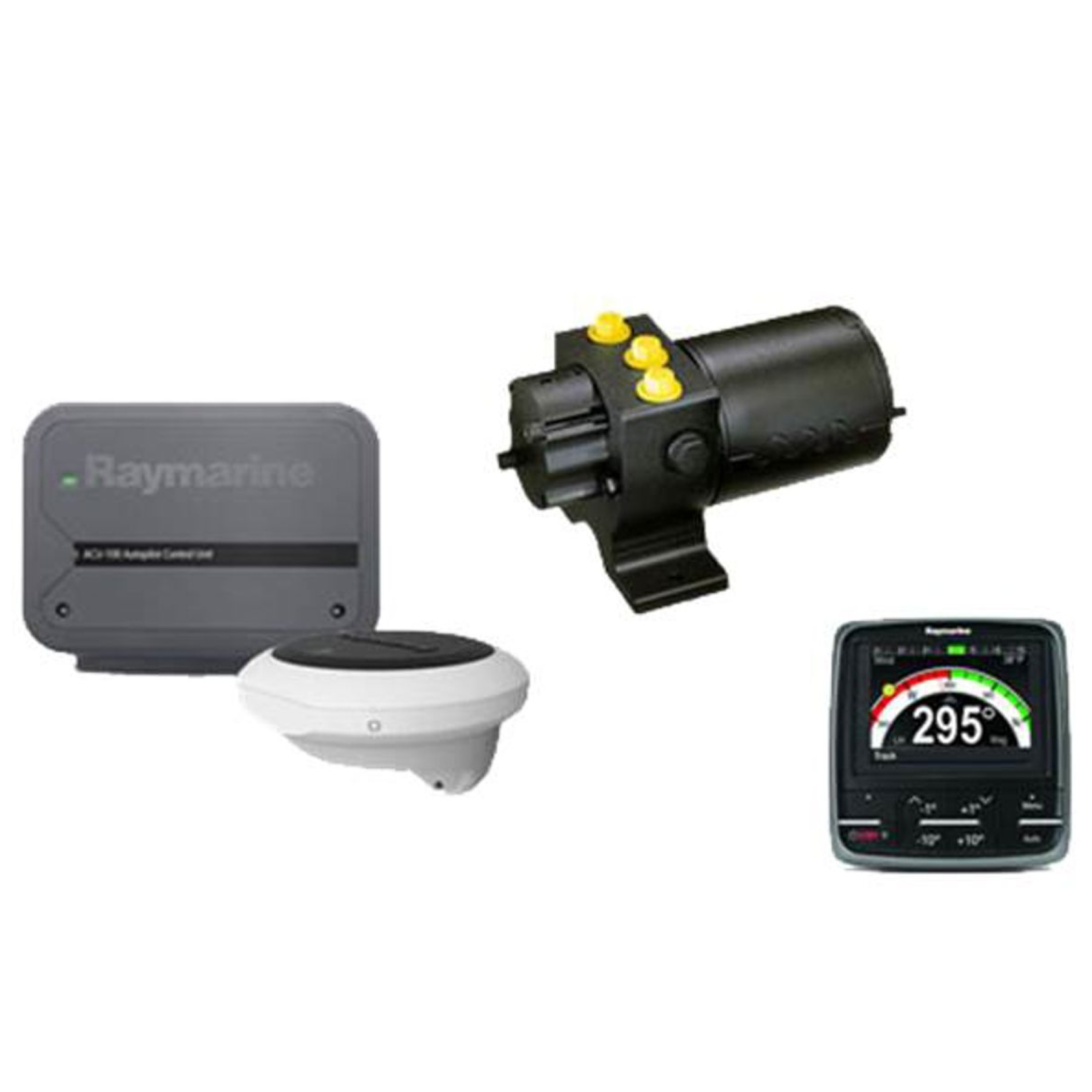 RAYMARINE EV-100 POWER AUTOPILOT KIT WITH PUMP, COURSE COMPUTER NMEA 2000 STARTING KIT EVOLUTION HYDRAULIC PILOT,
