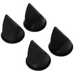 DUCKBILL VALVE 2" KIT BLACK 4 PACK
