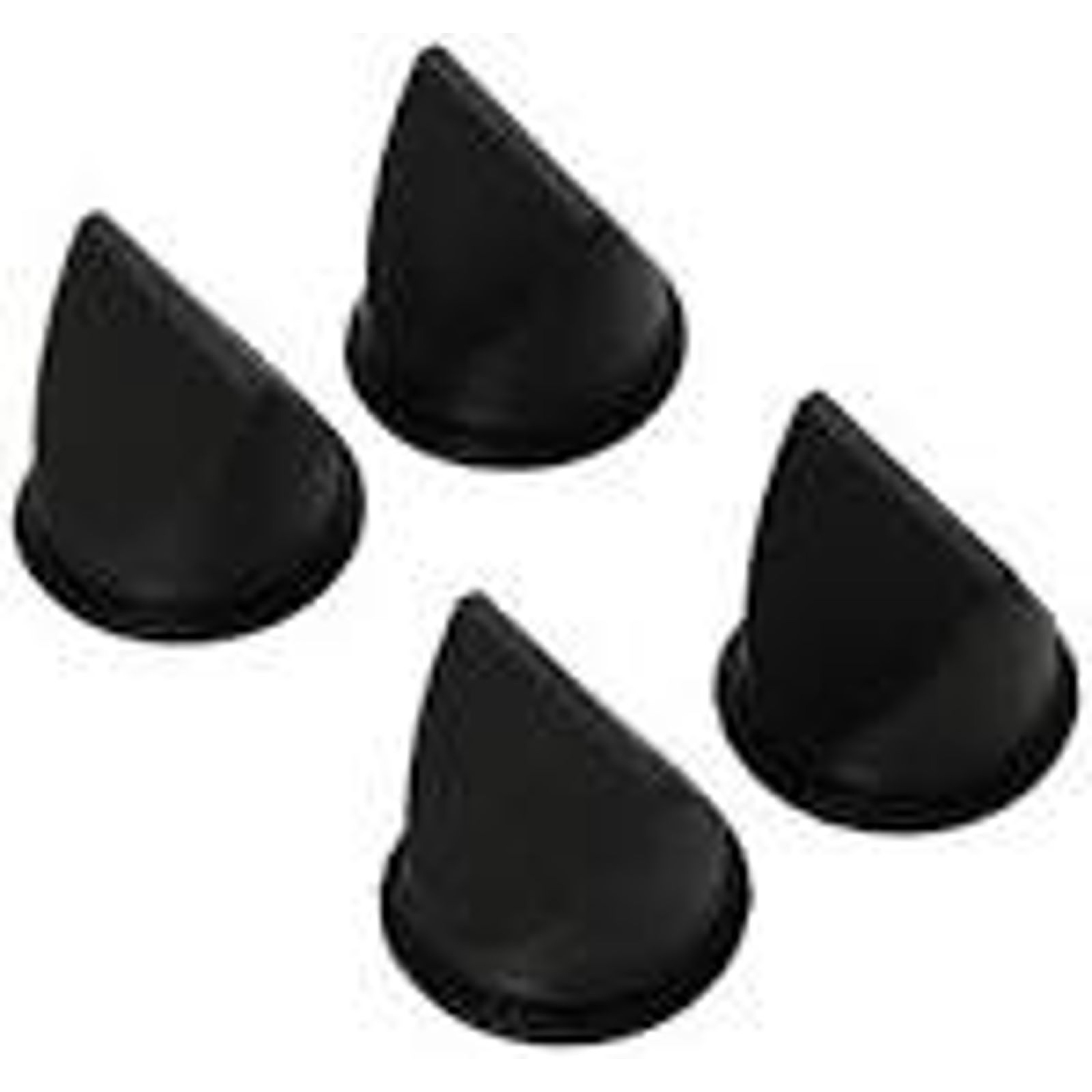 DUCKBILL VALVE 2" KIT BLACK 4 PACK