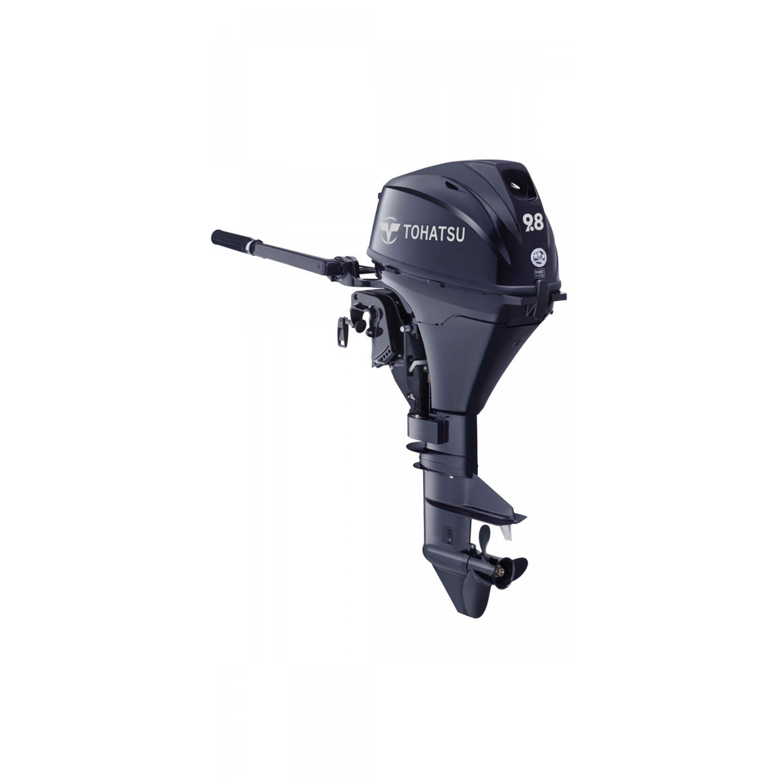 9.8 HP, TOHATSU OUTBOARD, MFS9.8BSPROEFUL, CARB, 25IN, TILLER, FUEL TANK INC, ELEC START, 9.8 HP, TOHATSU OUTBOARD, MFS9.8BSPROEFUL, CARB, 25IN, TILLER, FUEL TANK INC, ELEC START,