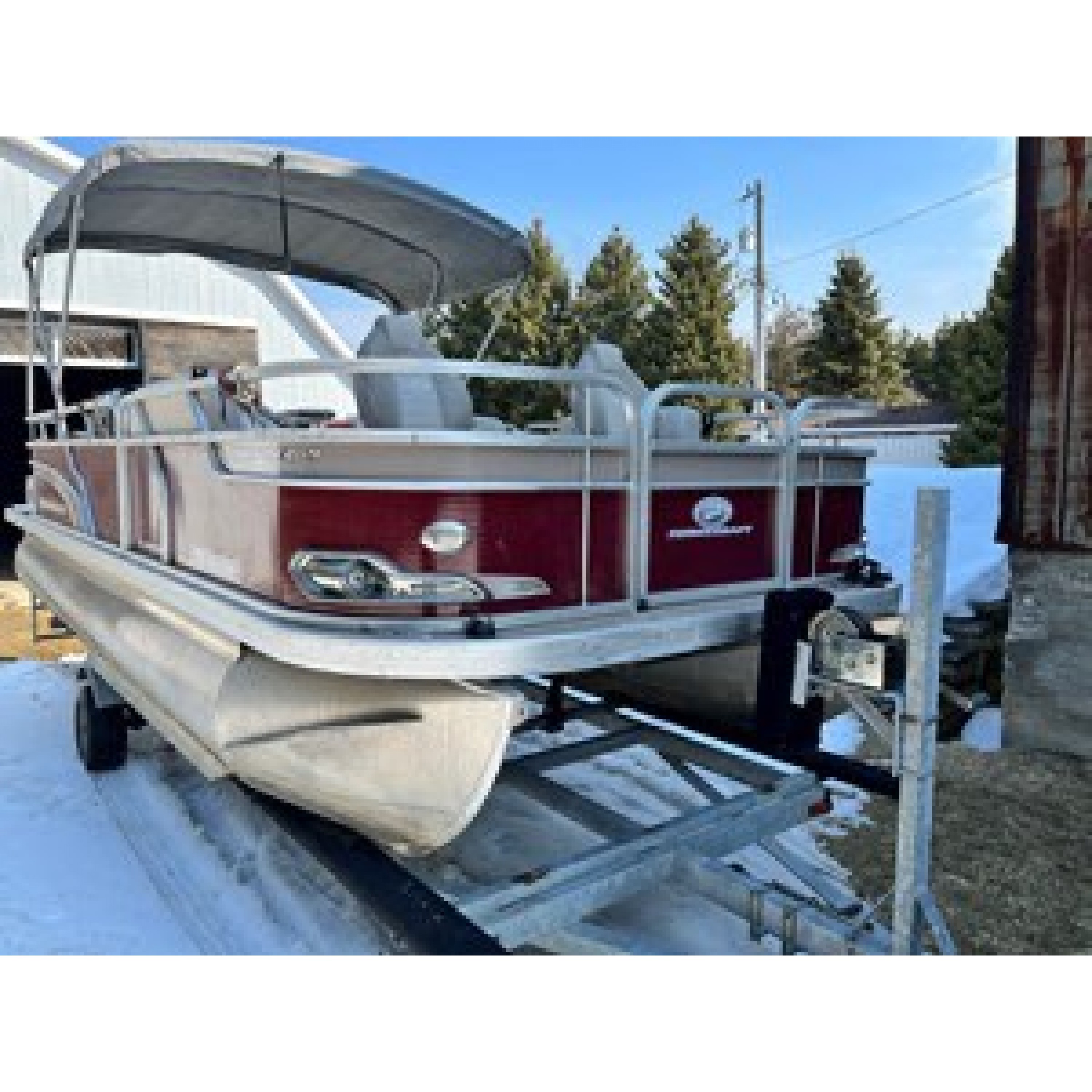 2016 21' 6" PRINCE Sport Fisher 21 Pontoon Boat Princecraft